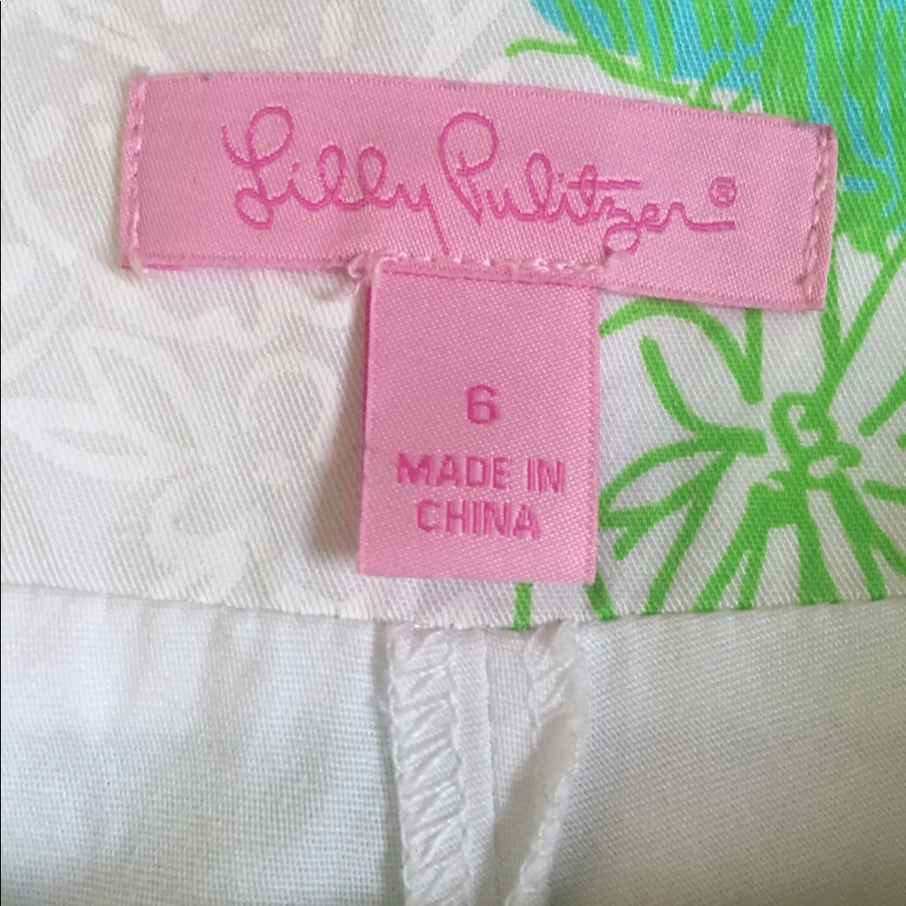 Lily Pulitzer January Skort White Lioness  Size 6 - Picture 3 of 8